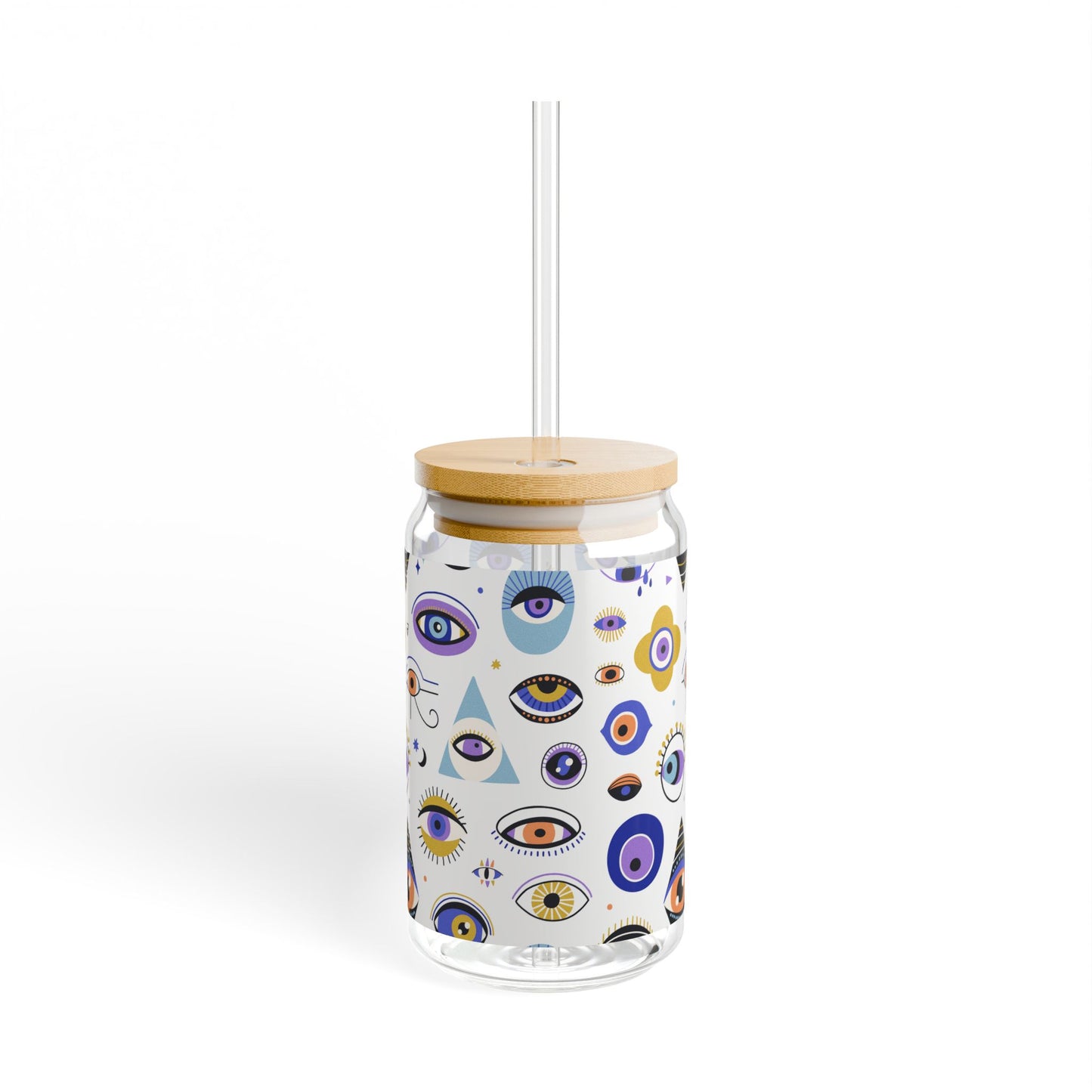 Mystic Evil Eye Sipper Glass