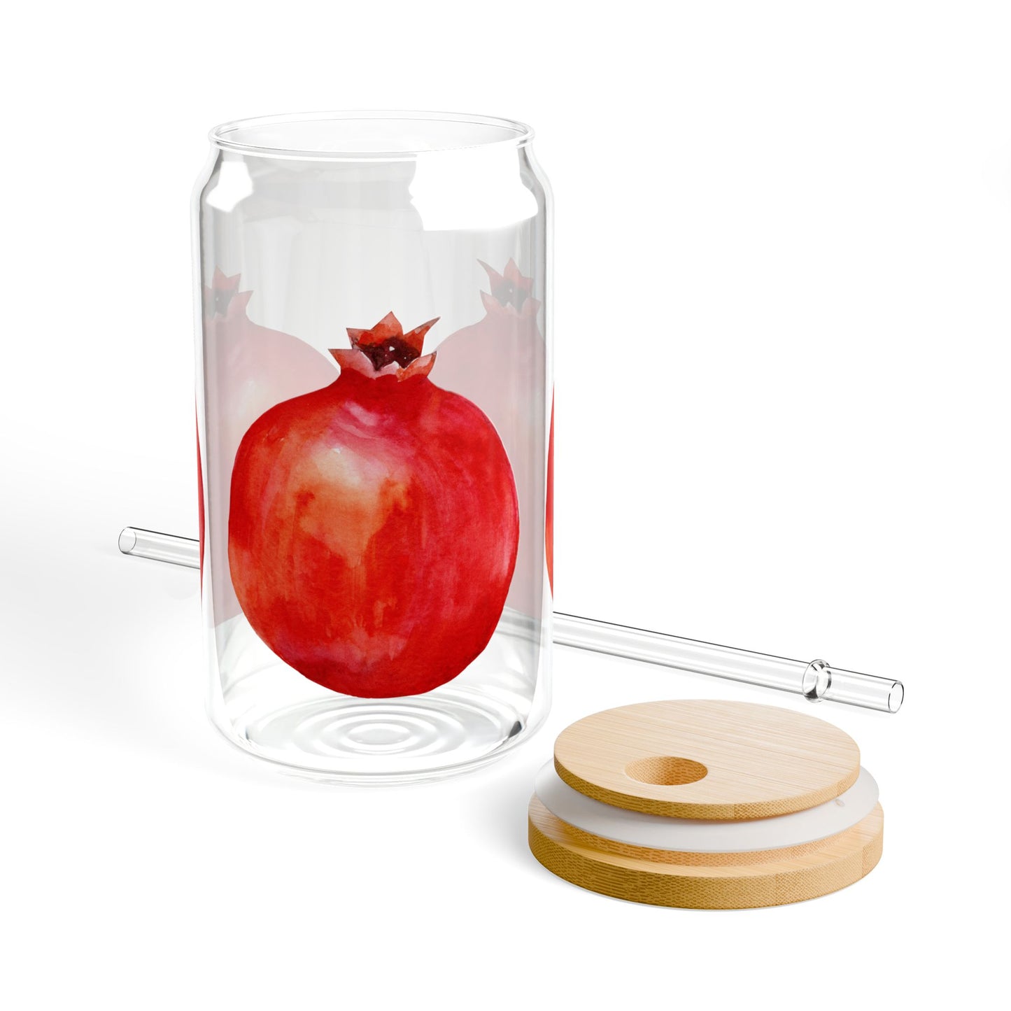 Fresh Pomegranate Sipper Glass