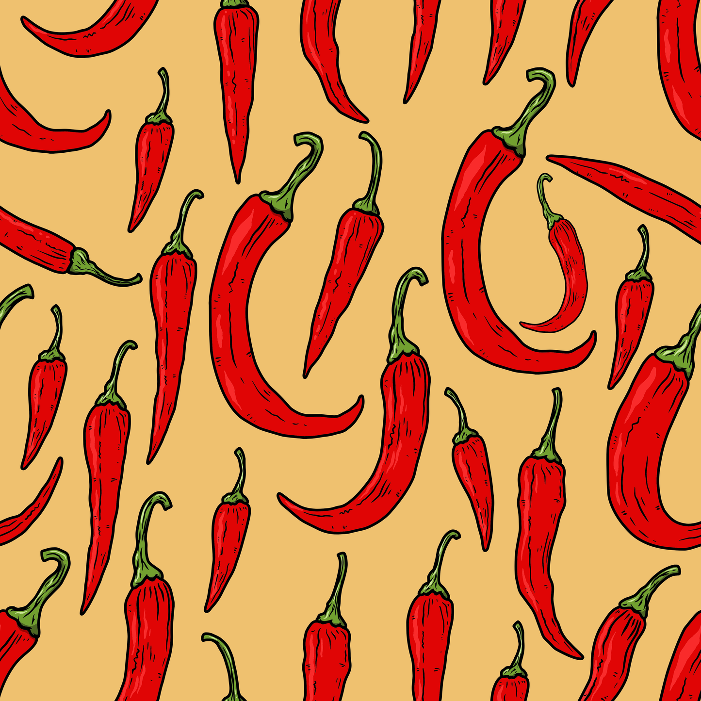 Chilli Peppers Tote Bag