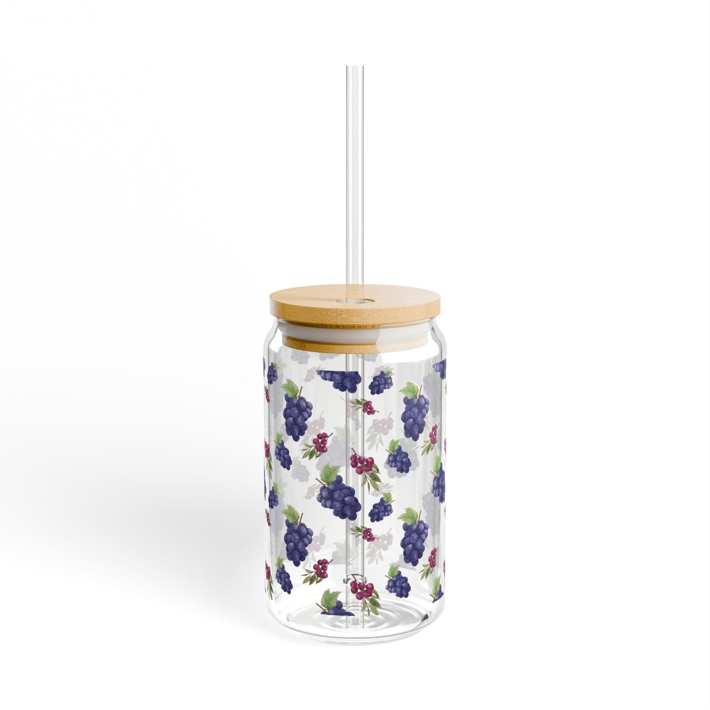 Grapes pattern Sipper glass at Orange Moon