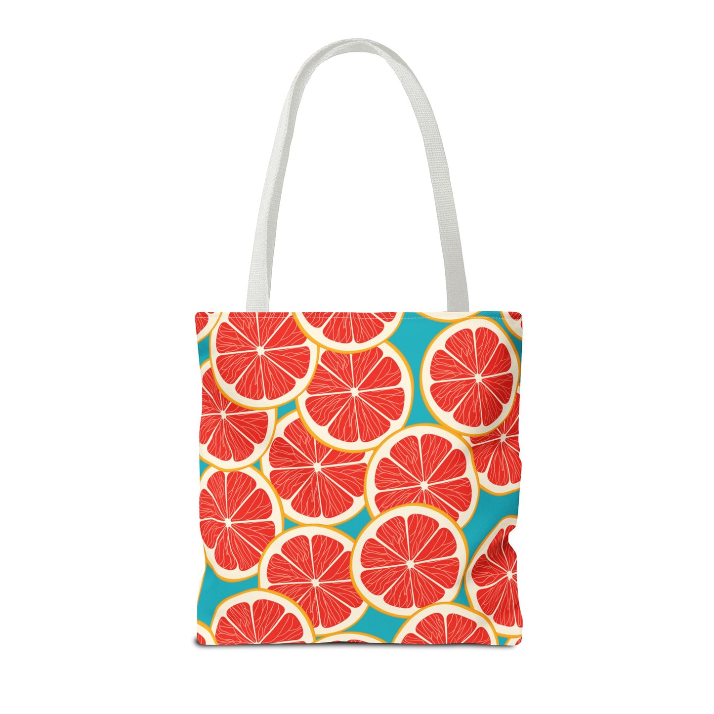 Pink Grapefruit Citrus Fruit Tote Bag, Beach Bag, Grocery Bag, Summer Tote, Reusable Tote Bag, Picnic, Italian Countryside Vibe, Grape Fruit