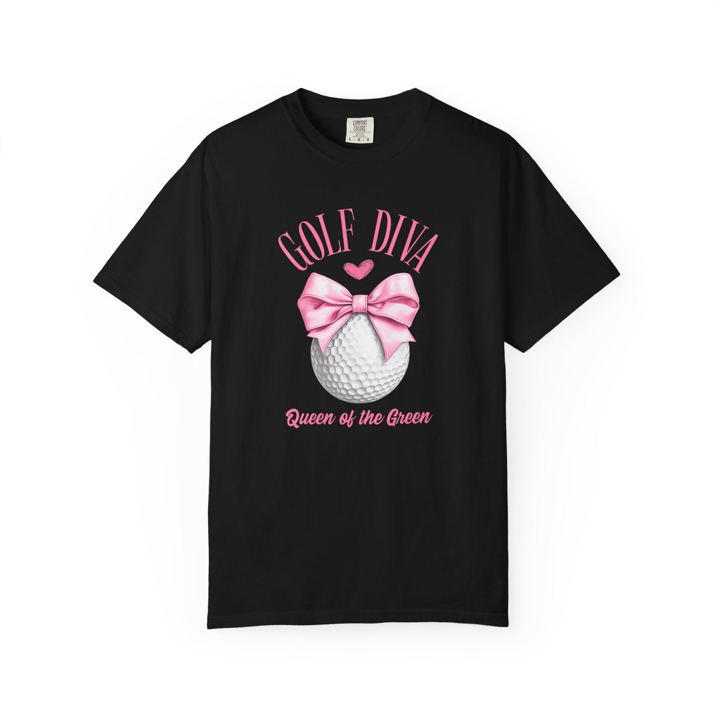 Golf Diva ~ Queen of the Green Girl Women's Golf T-shirt Tee