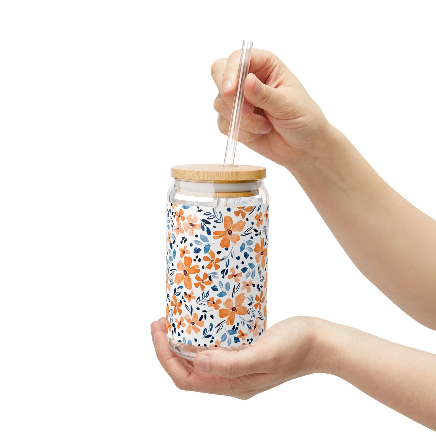Flower Sipper Glass at Orange Moons