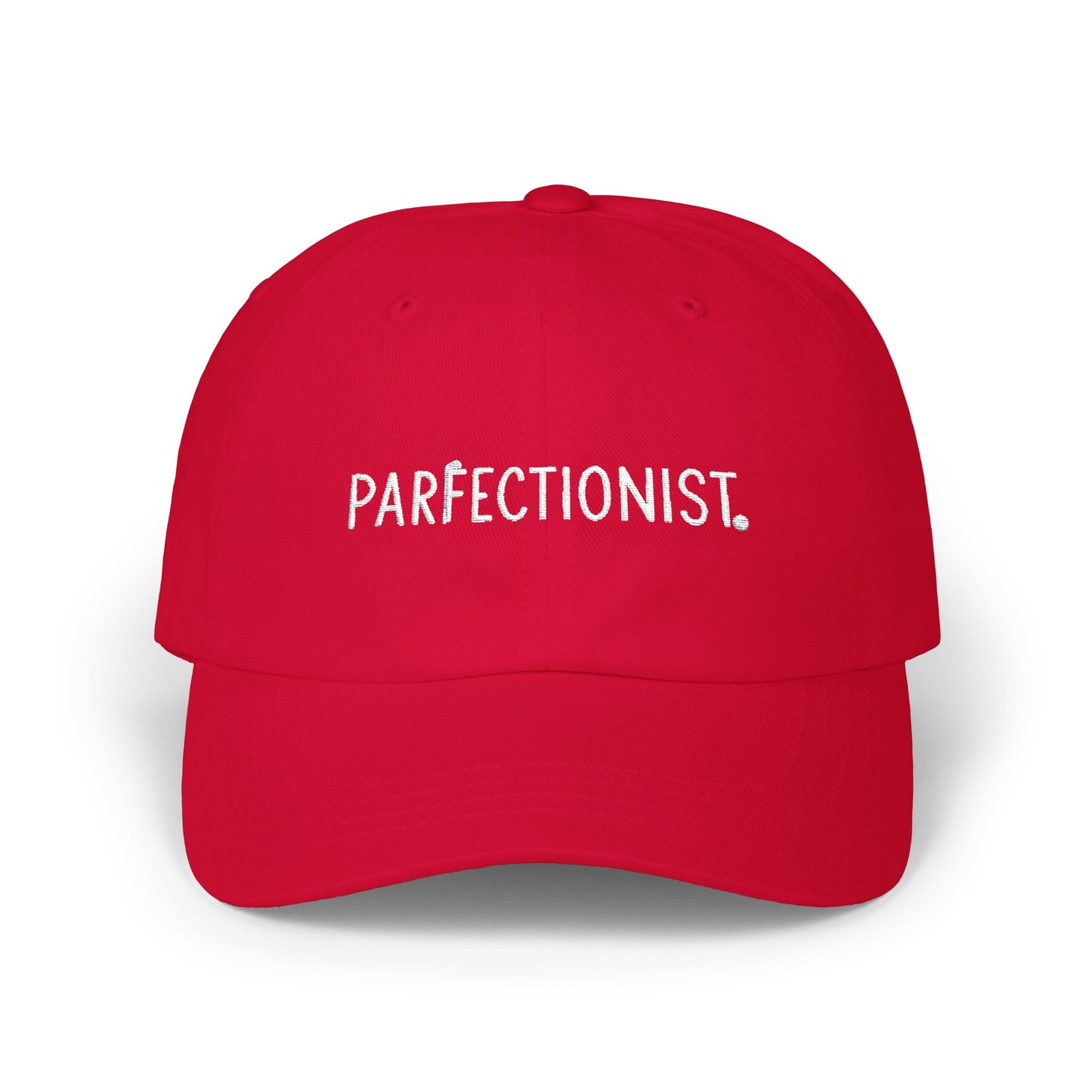 Parfectionist ~ Embroidered Cap Funny Golf Play on Words, Vintage Baseball Cap, Retro Cap Gift, Cool Dad Hat Decor for Men and Women