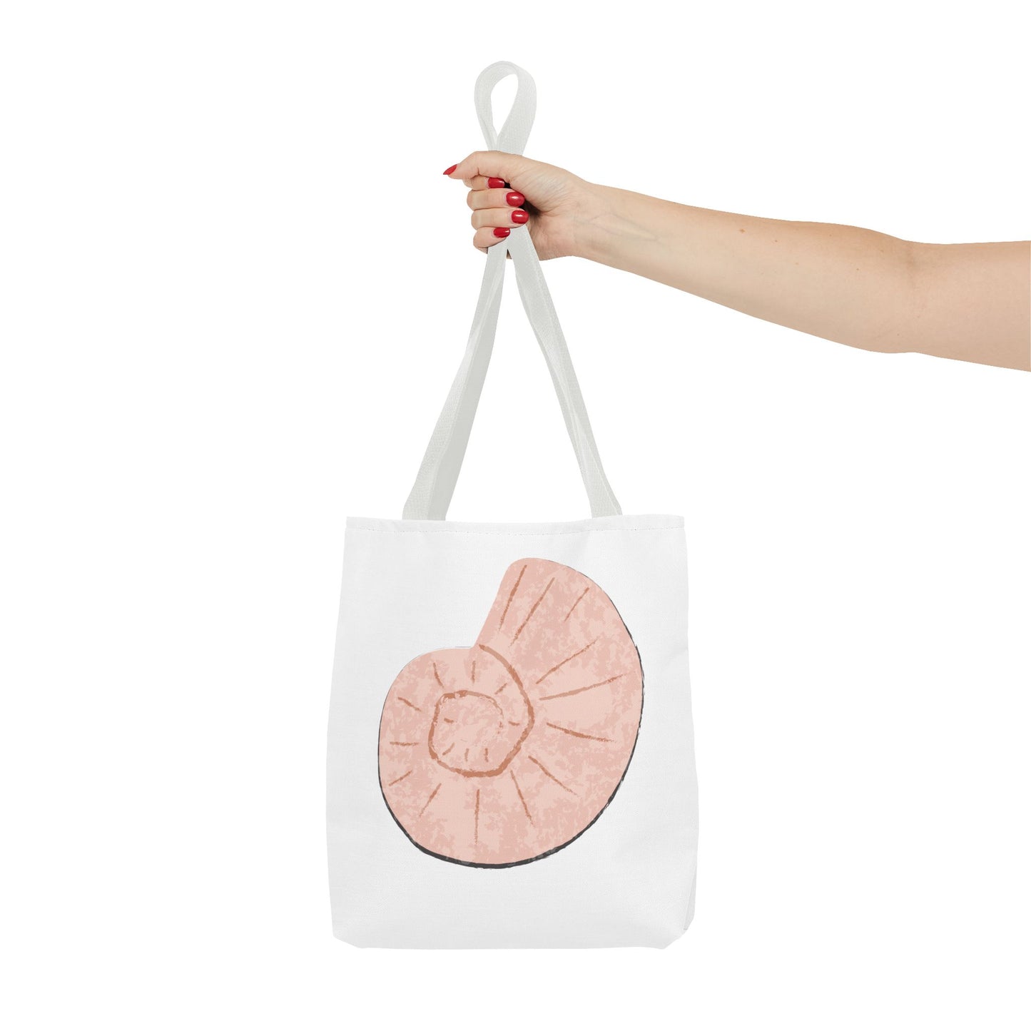 Pink Seashell Tote Bag