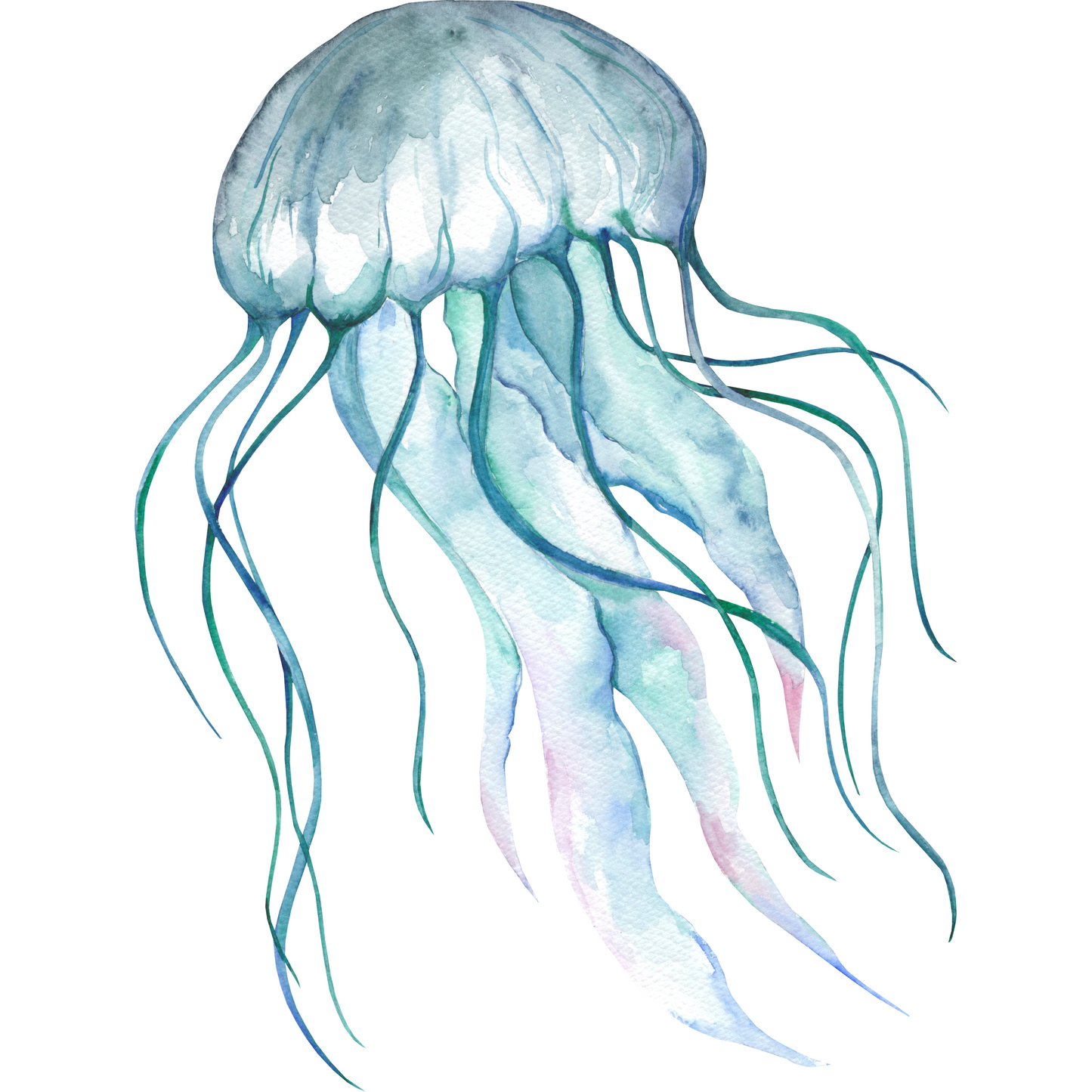 Watercolor Jellyfish Tote Bag