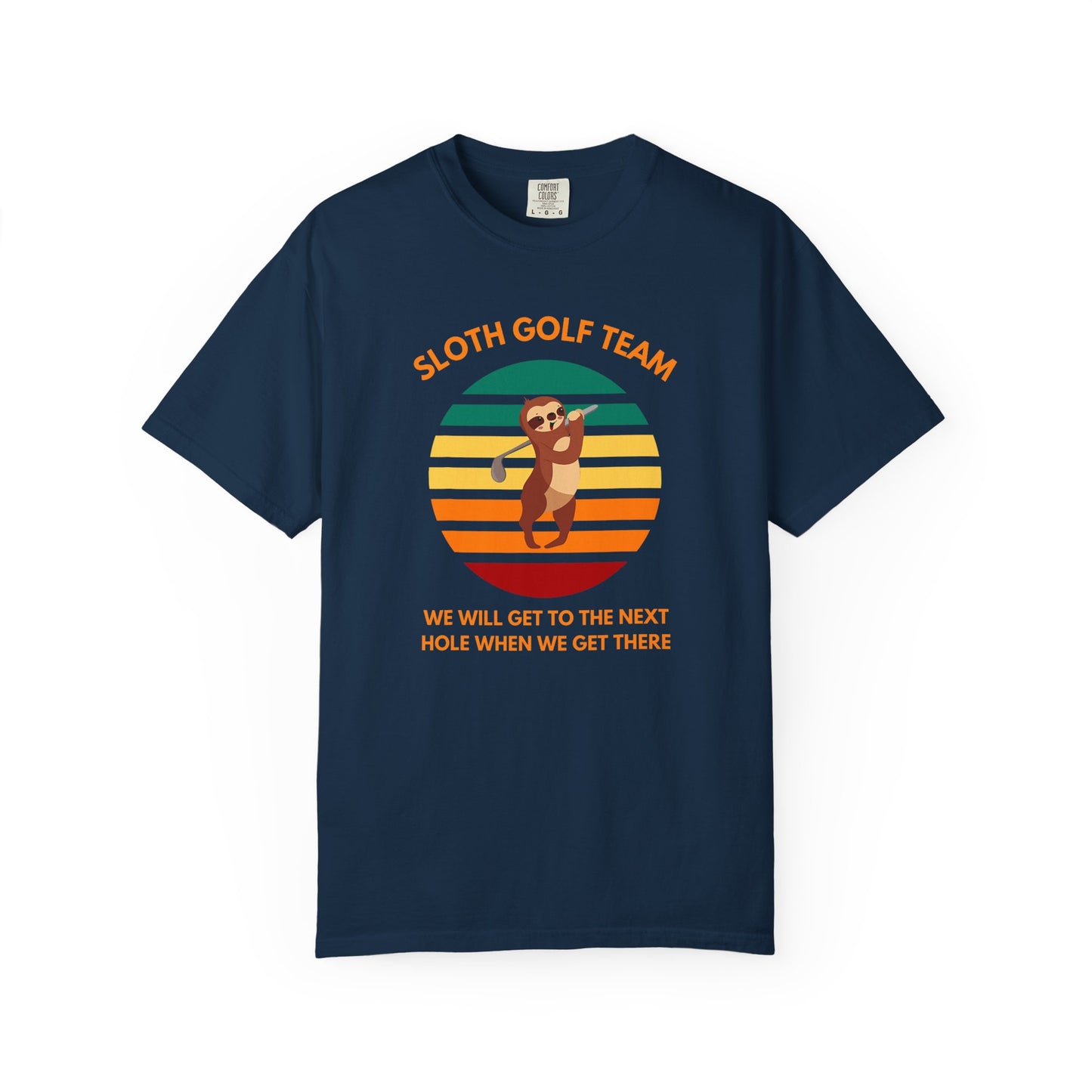 Sloth Golf Team Funny Golf T-shirt, Funny Golf Tee