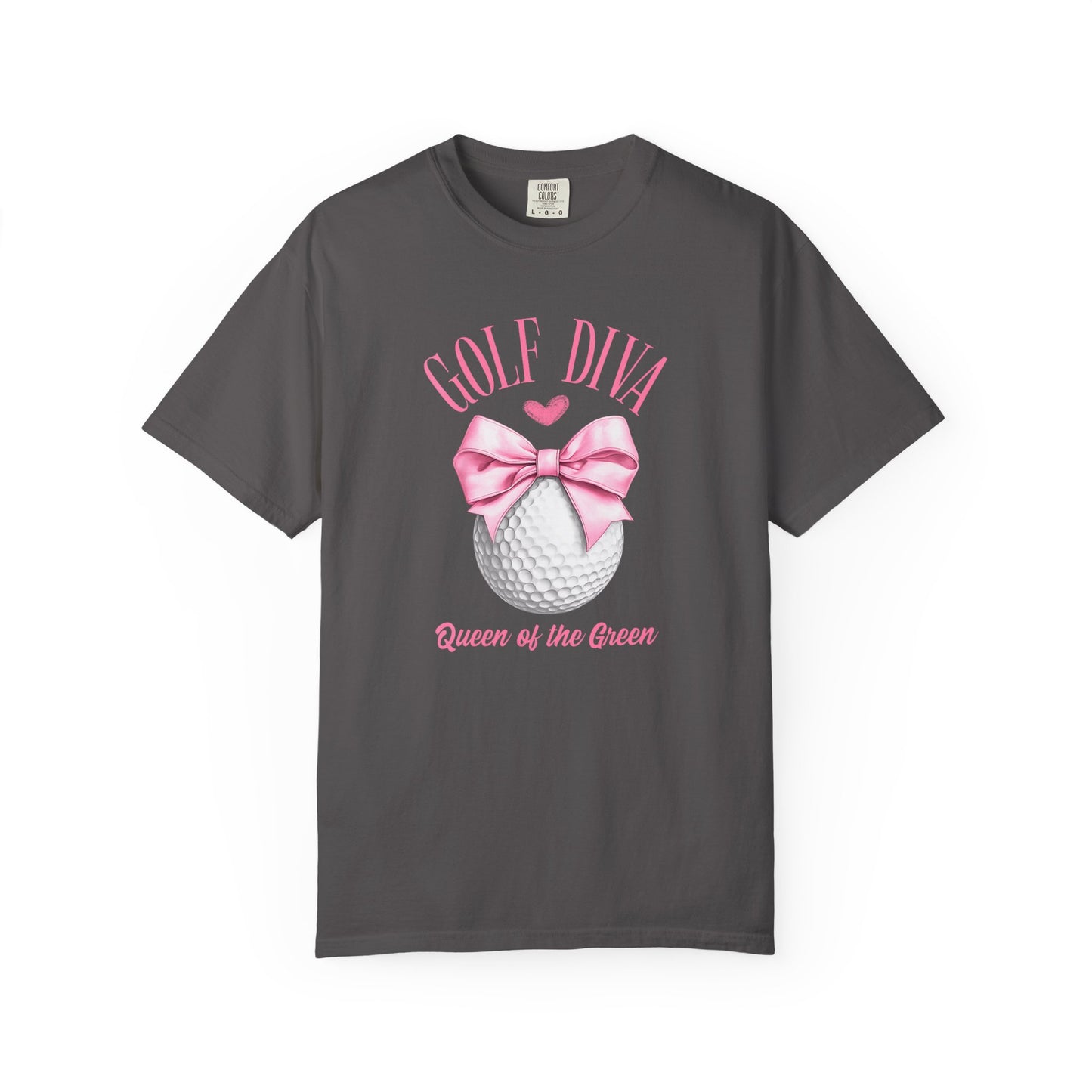 Golf Diva ~ Queen of the Green Girl Women's Golf T-shirt Tee