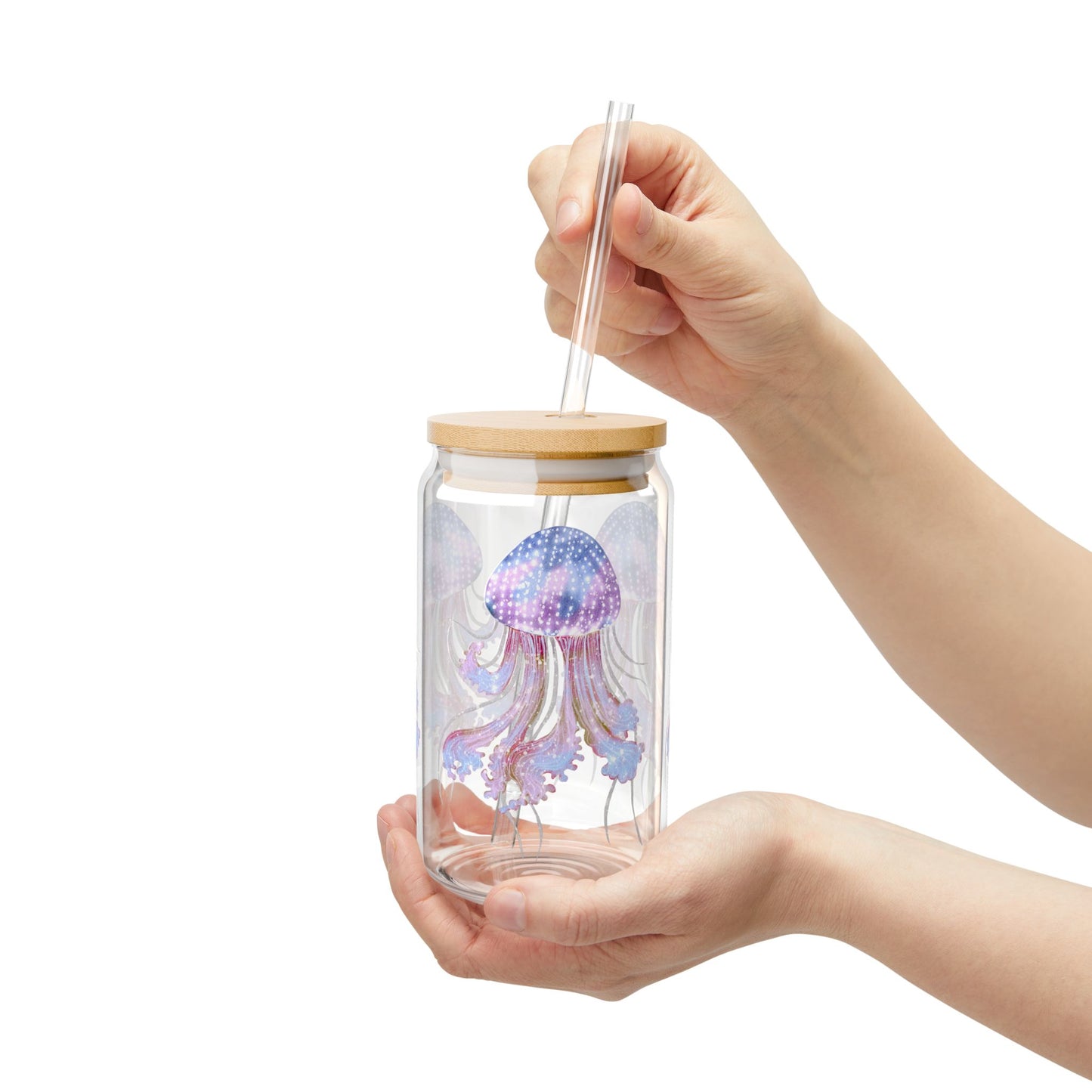 Colourful Jellyfish Sipper Glass at Orange Moons