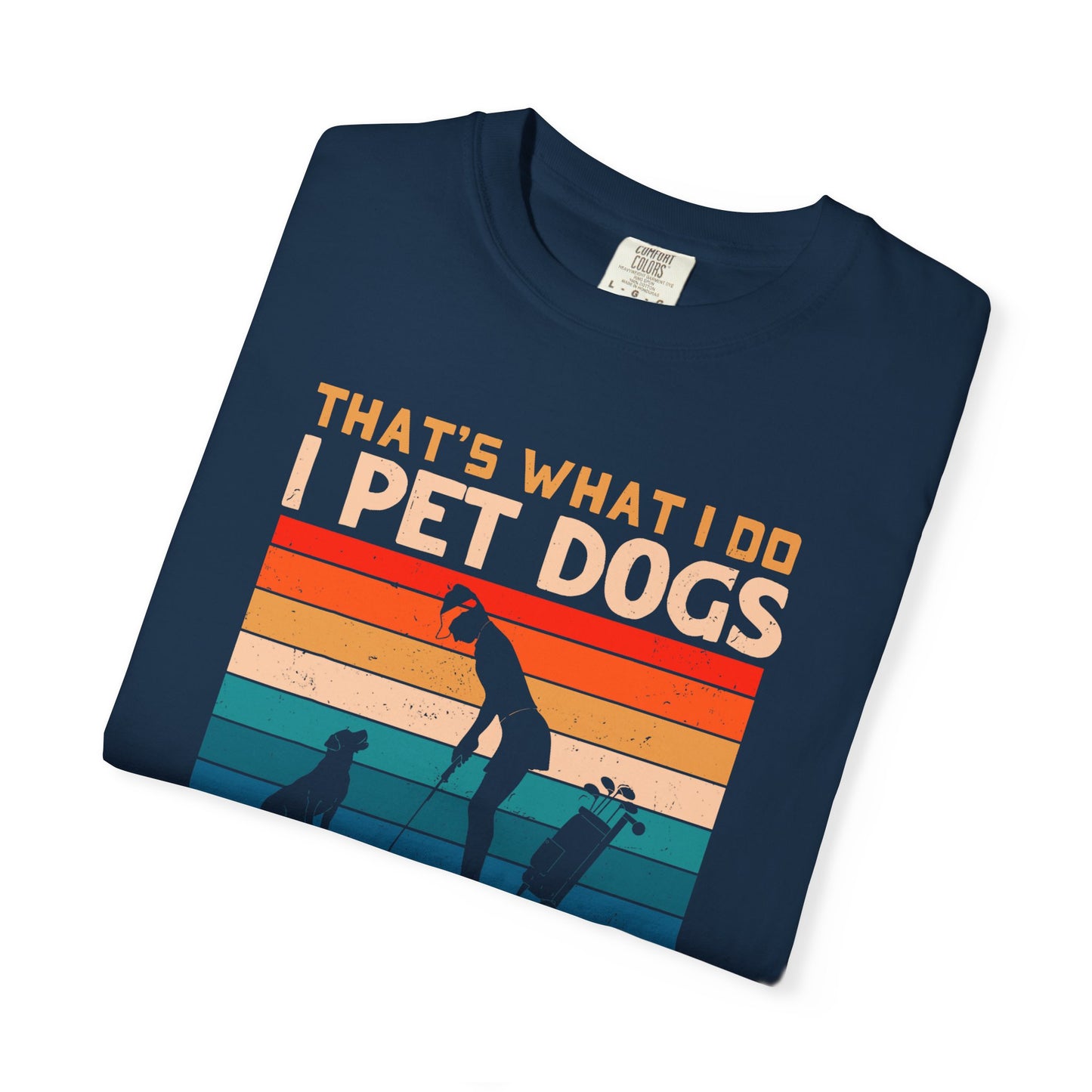 Funny Dogs and Golf T-shirt