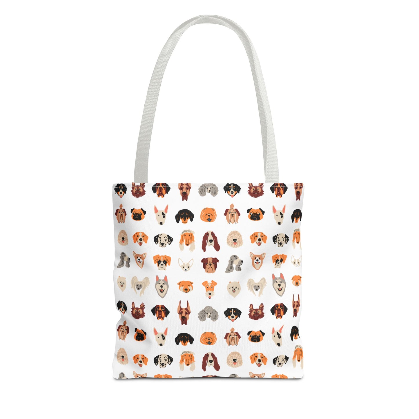 Cartoon Dogs Tote Bag - Cute Canine Lovers Shoulder Bag
