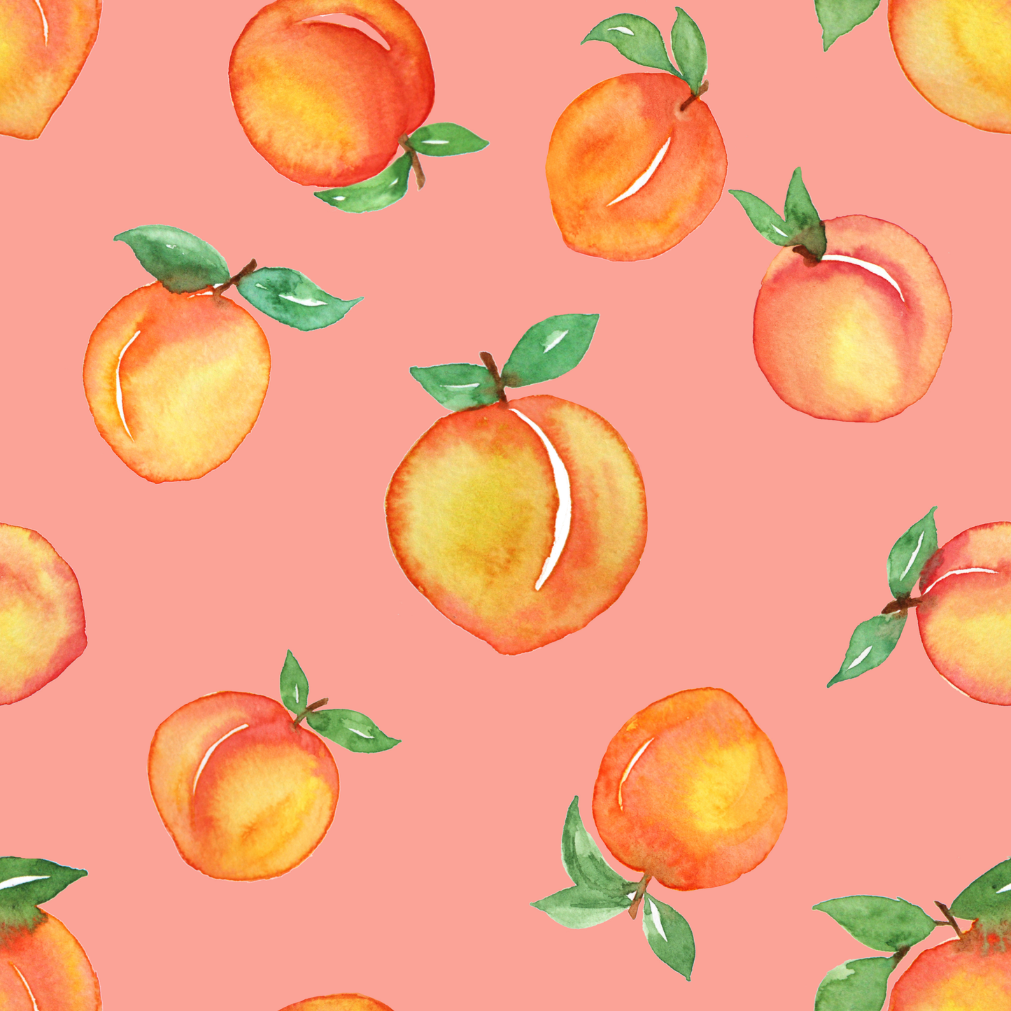 Peach Fruit Tote Bag