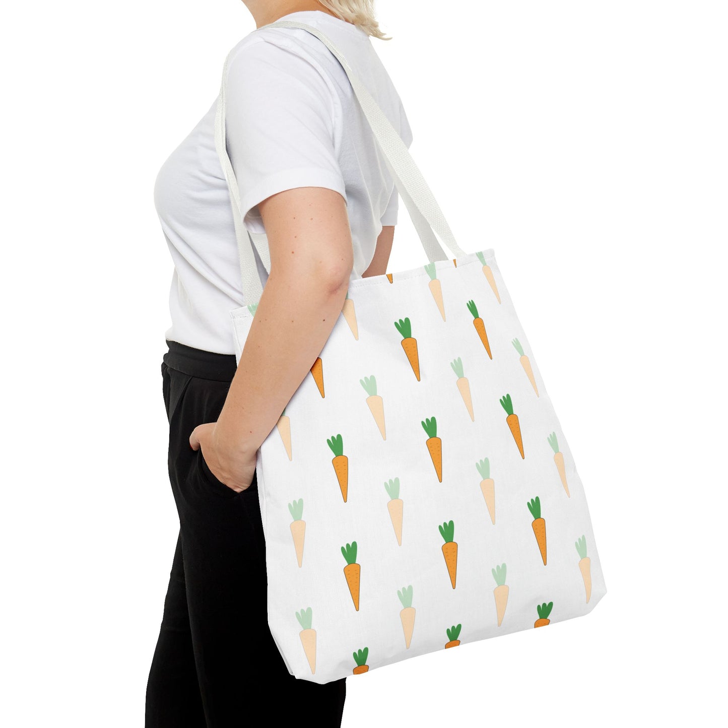 Carrot All over print tote bag available at Orange Moons