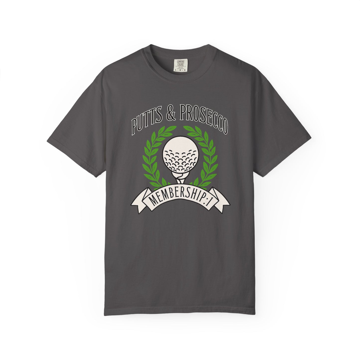 Putts and Prosecco Funny Golf T-shirt