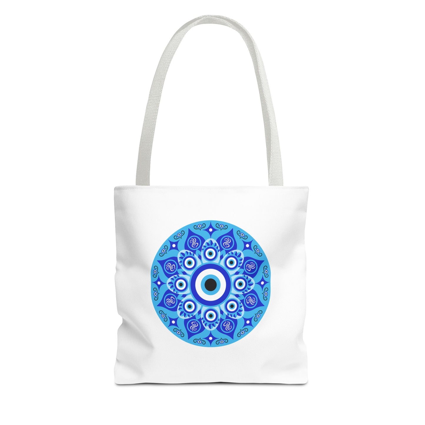Evil Eye Mandala Tote Bag