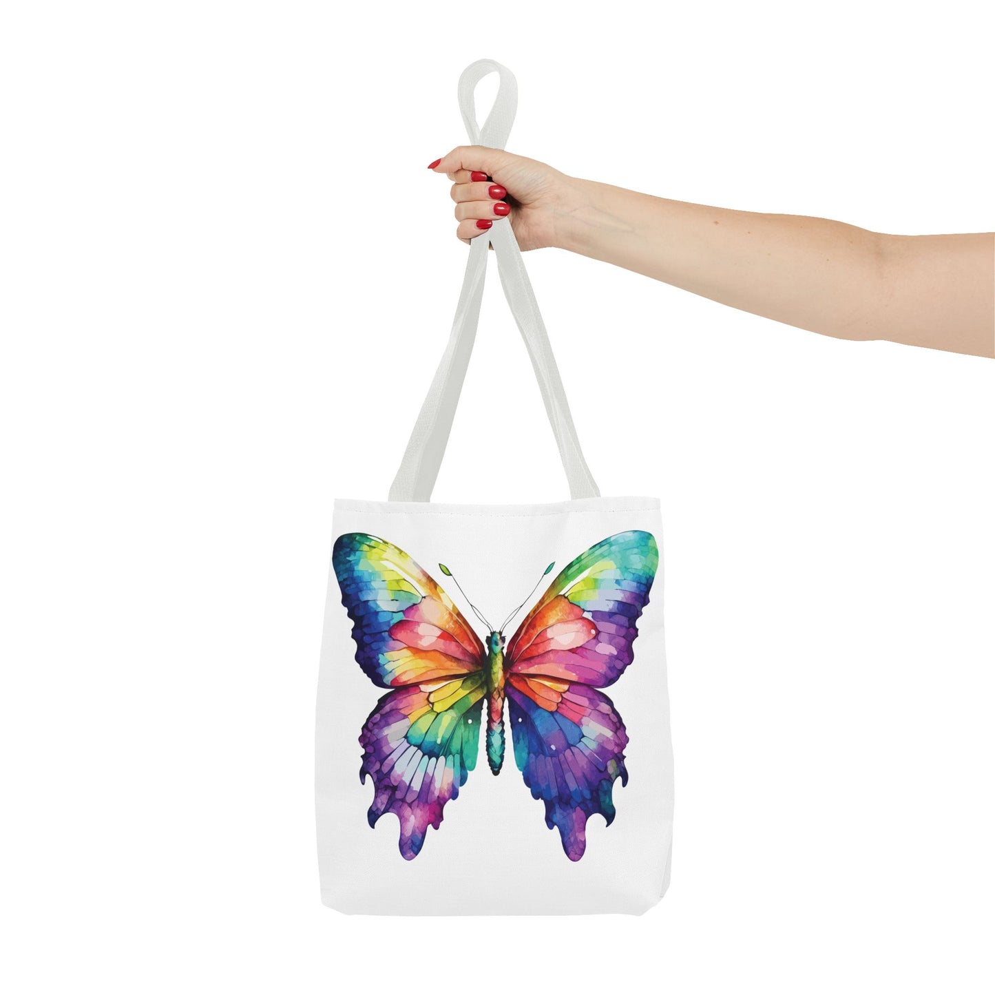 Watercolor Butterfly Tote Bag
