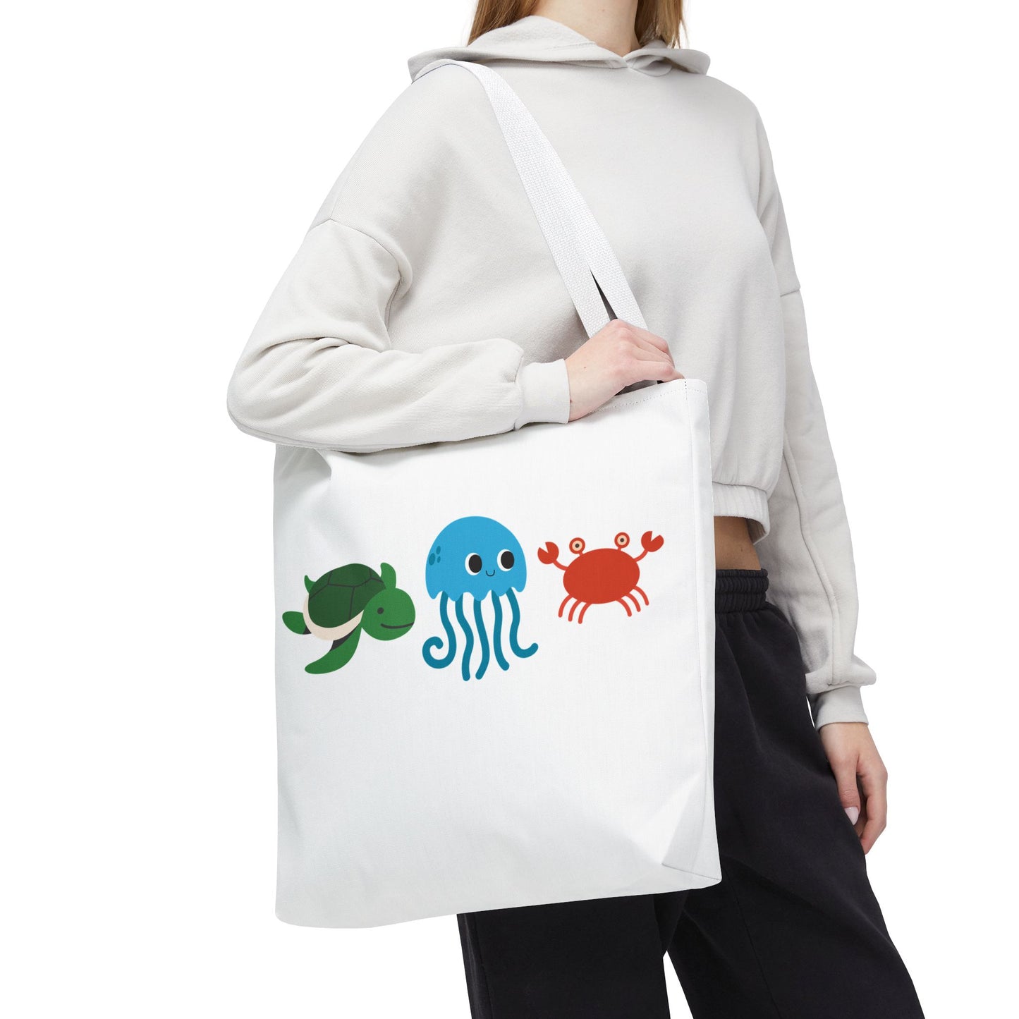 Octopus, Turtle and Crab Tote Bag