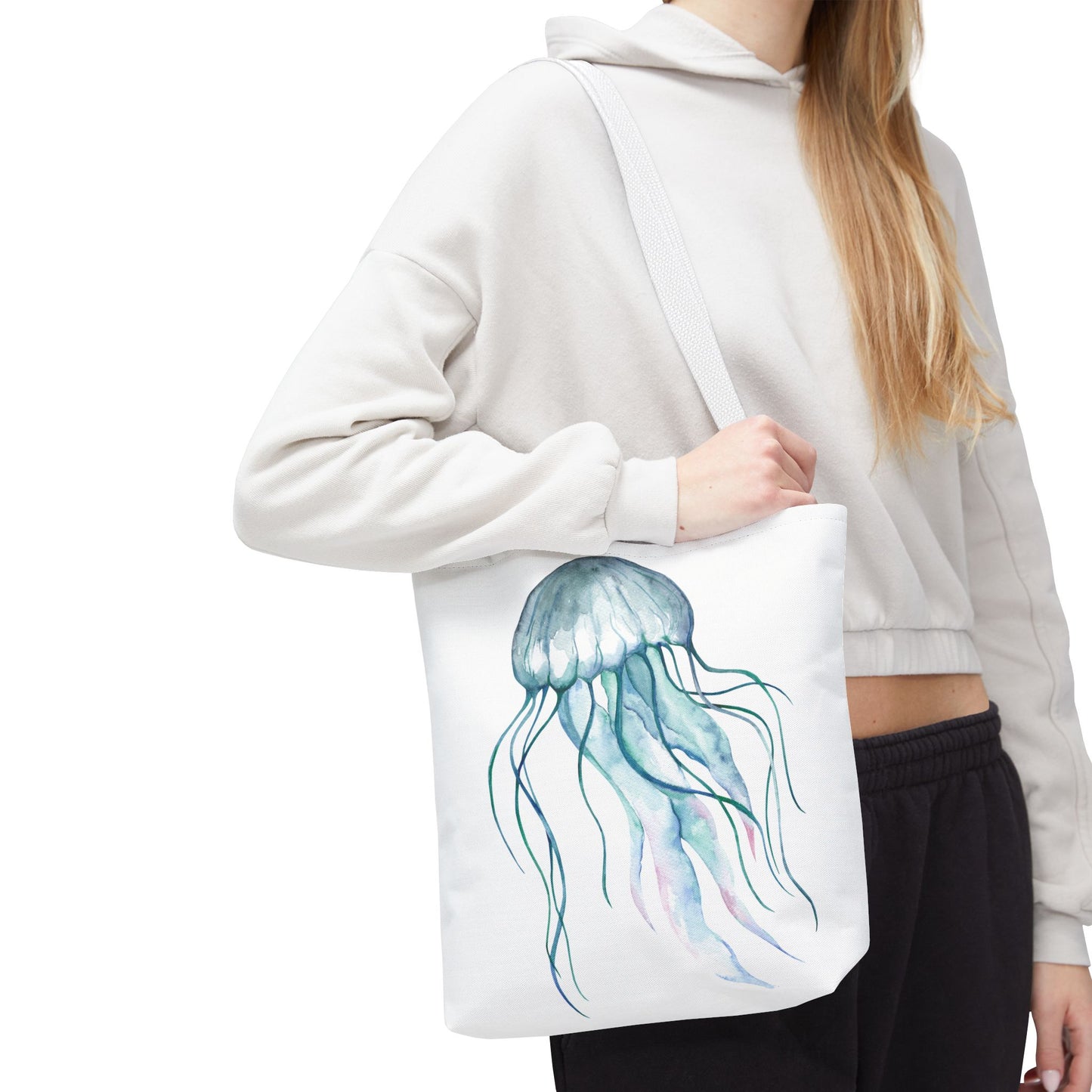 Watercolor Jellyfish Tote Bag