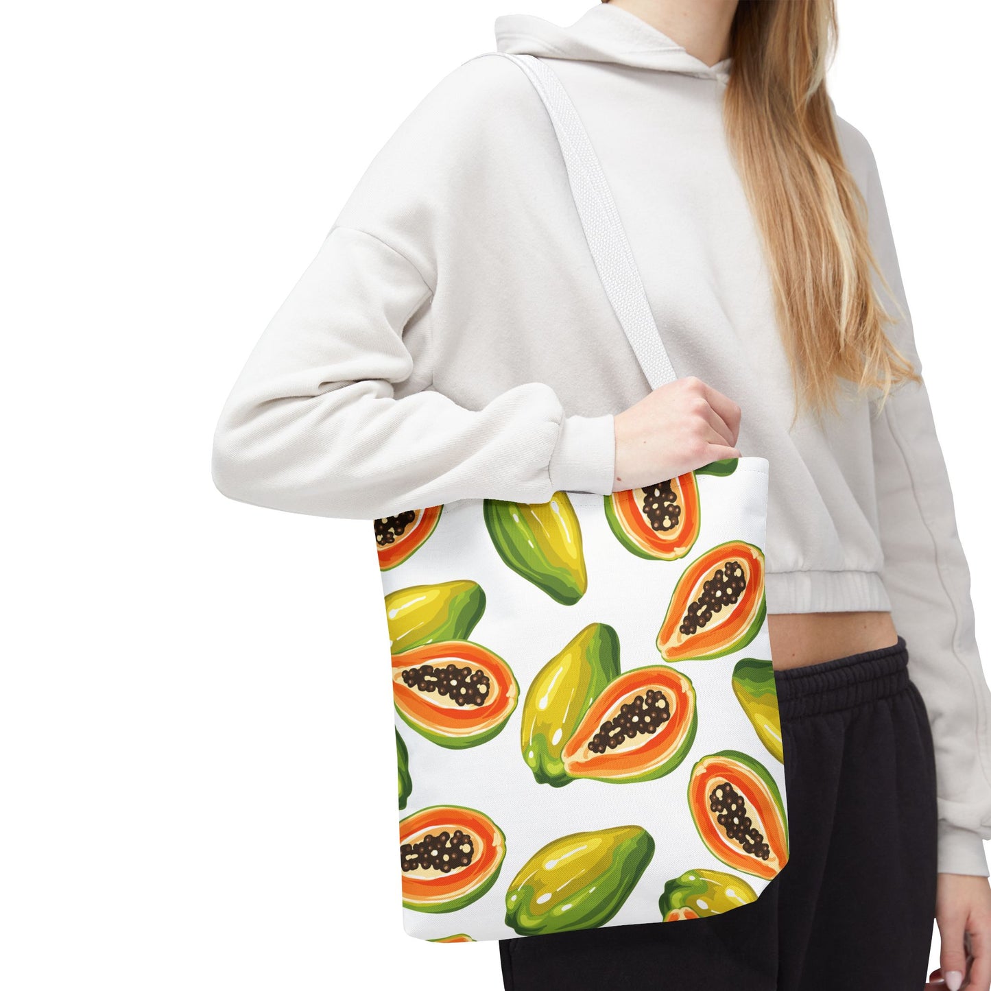 Papaya Tropical Fruit Tote Bag