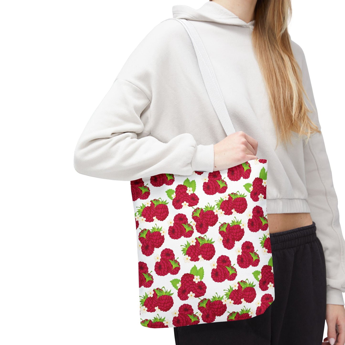 Raspberry Berry Fruit Tote Bag