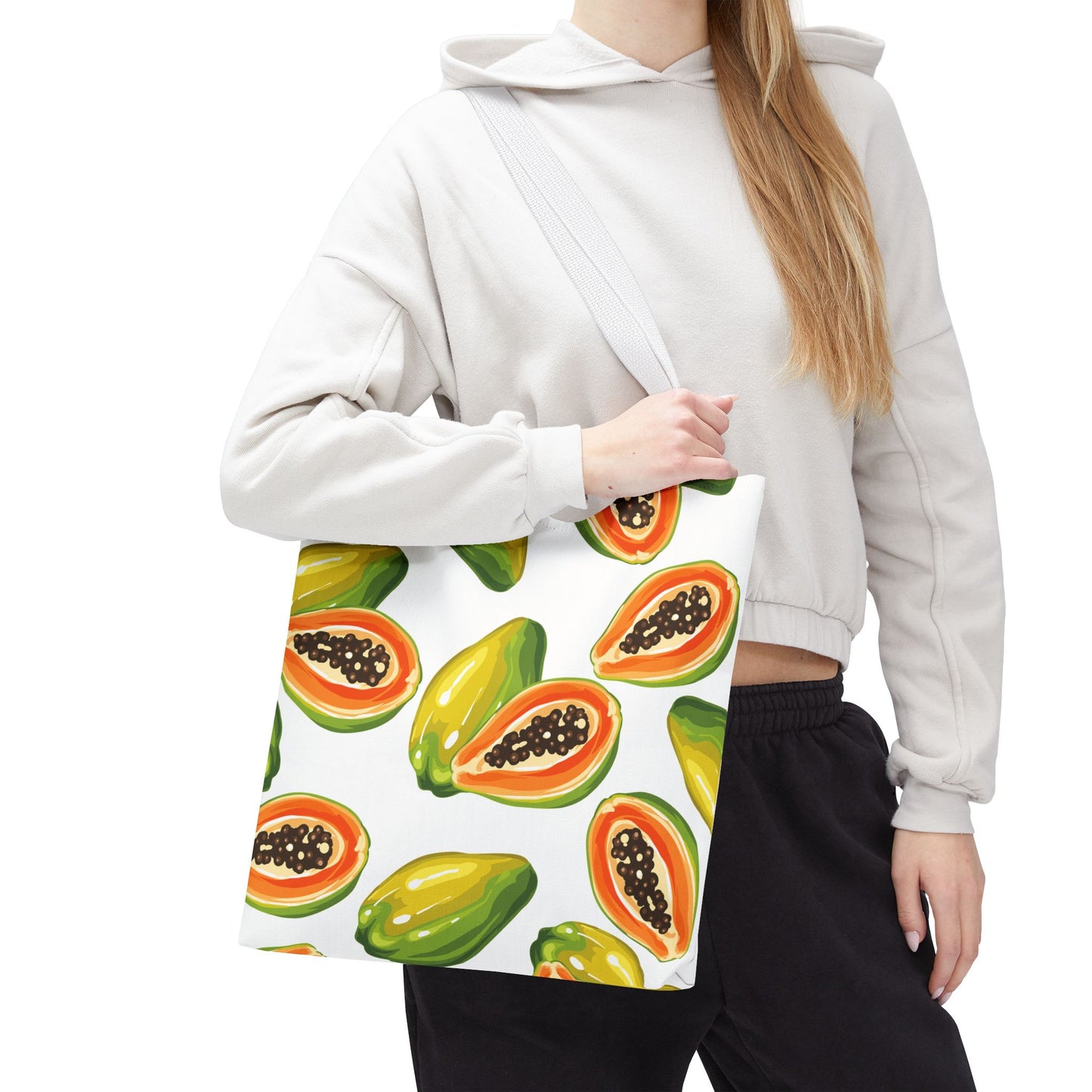 Papaya Tropical Fruit Tote Bag