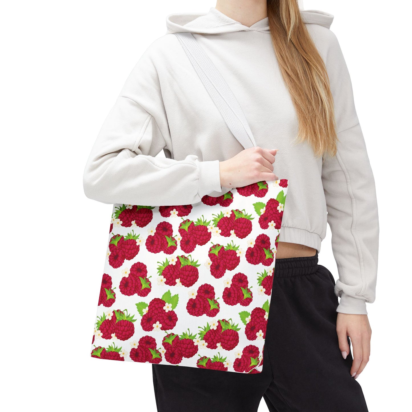 Raspberry Berry Fruit Tote Bag