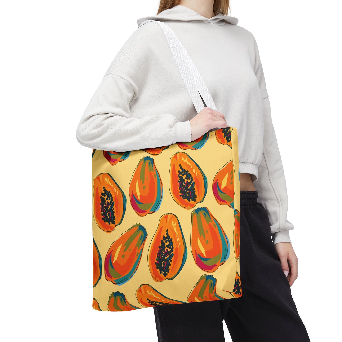 Papaya Tropical Fruit Tote Bag