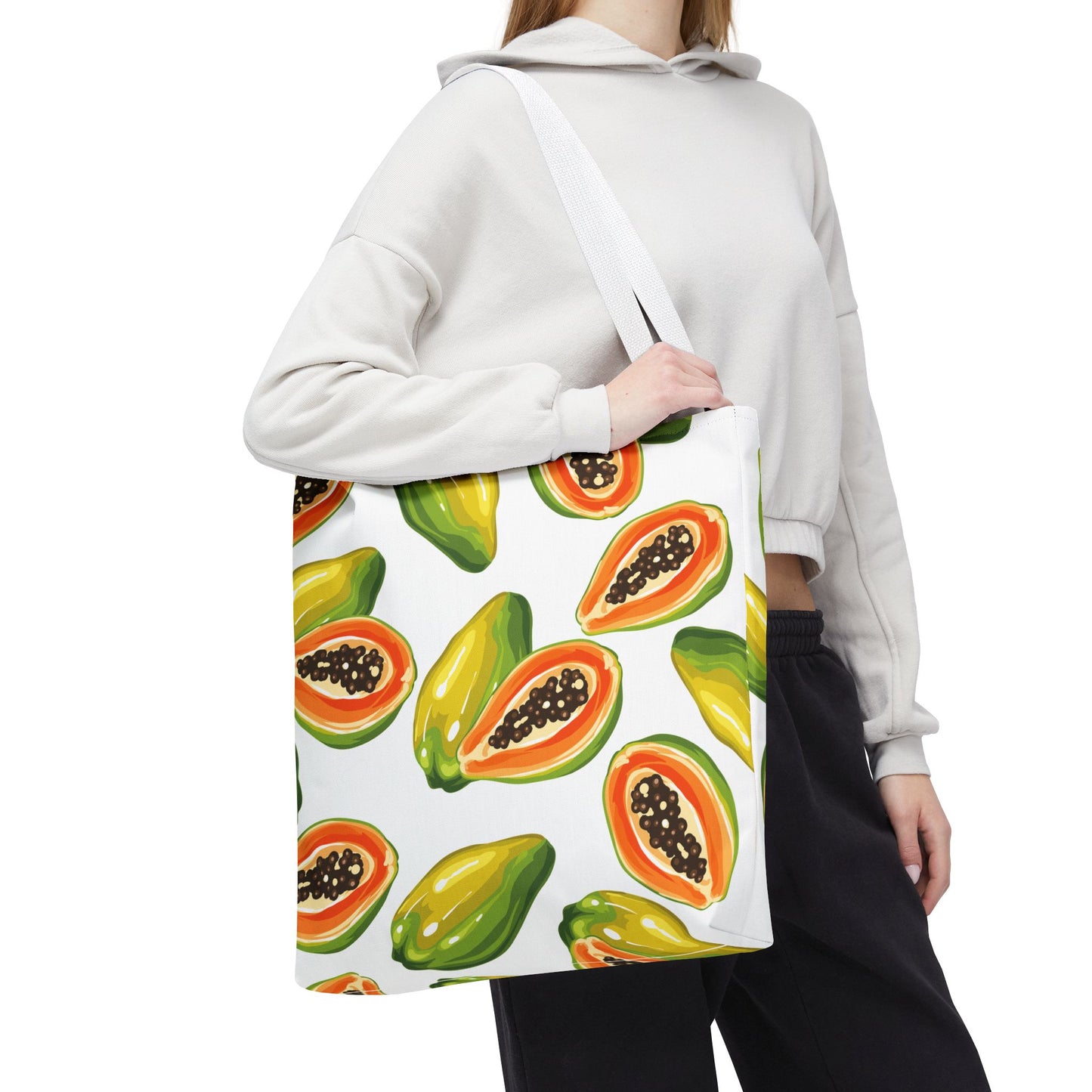 Papaya Tropical Fruit Tote Bag
