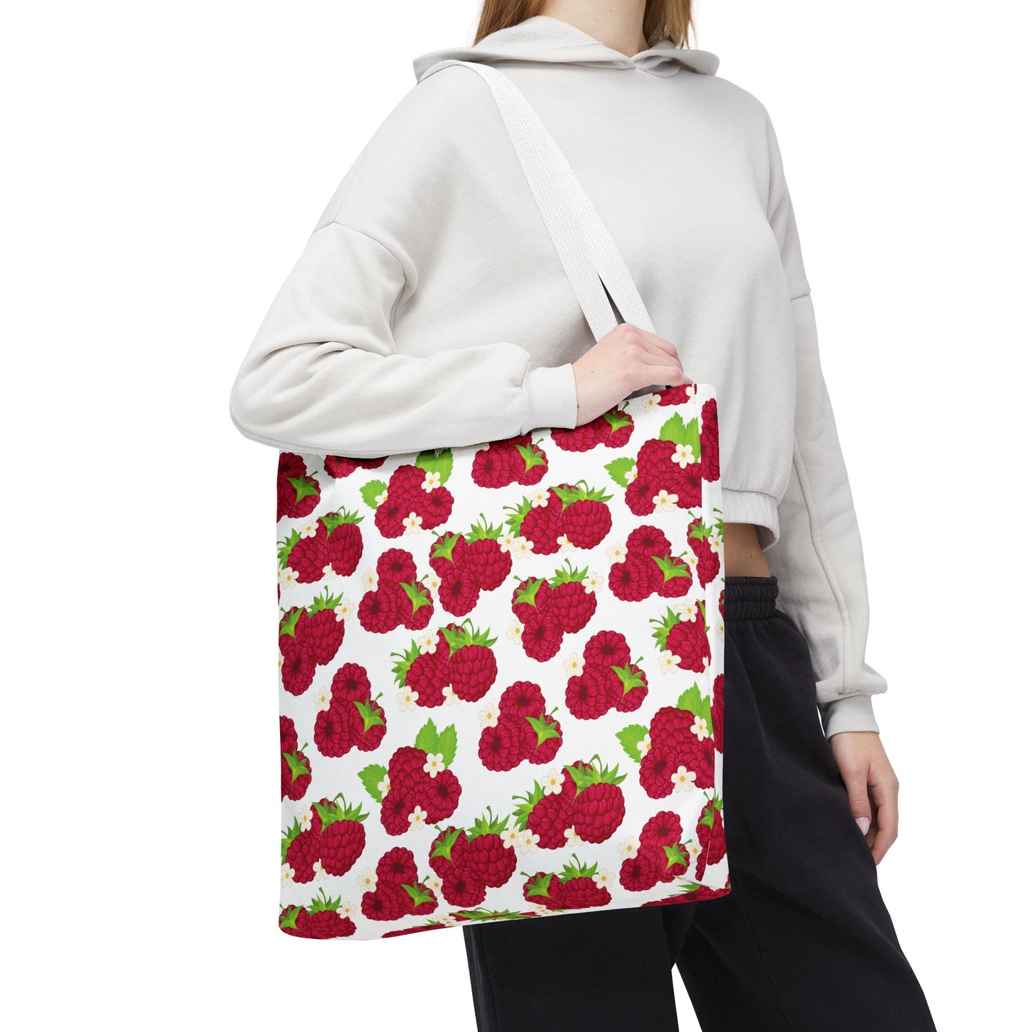Raspberry Berry Fruit Tote Bag