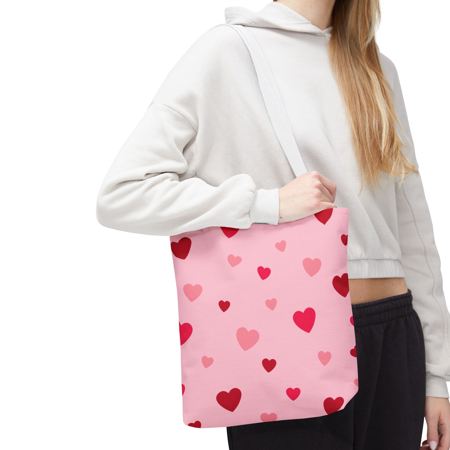 Colorful Hearts Tote Bag