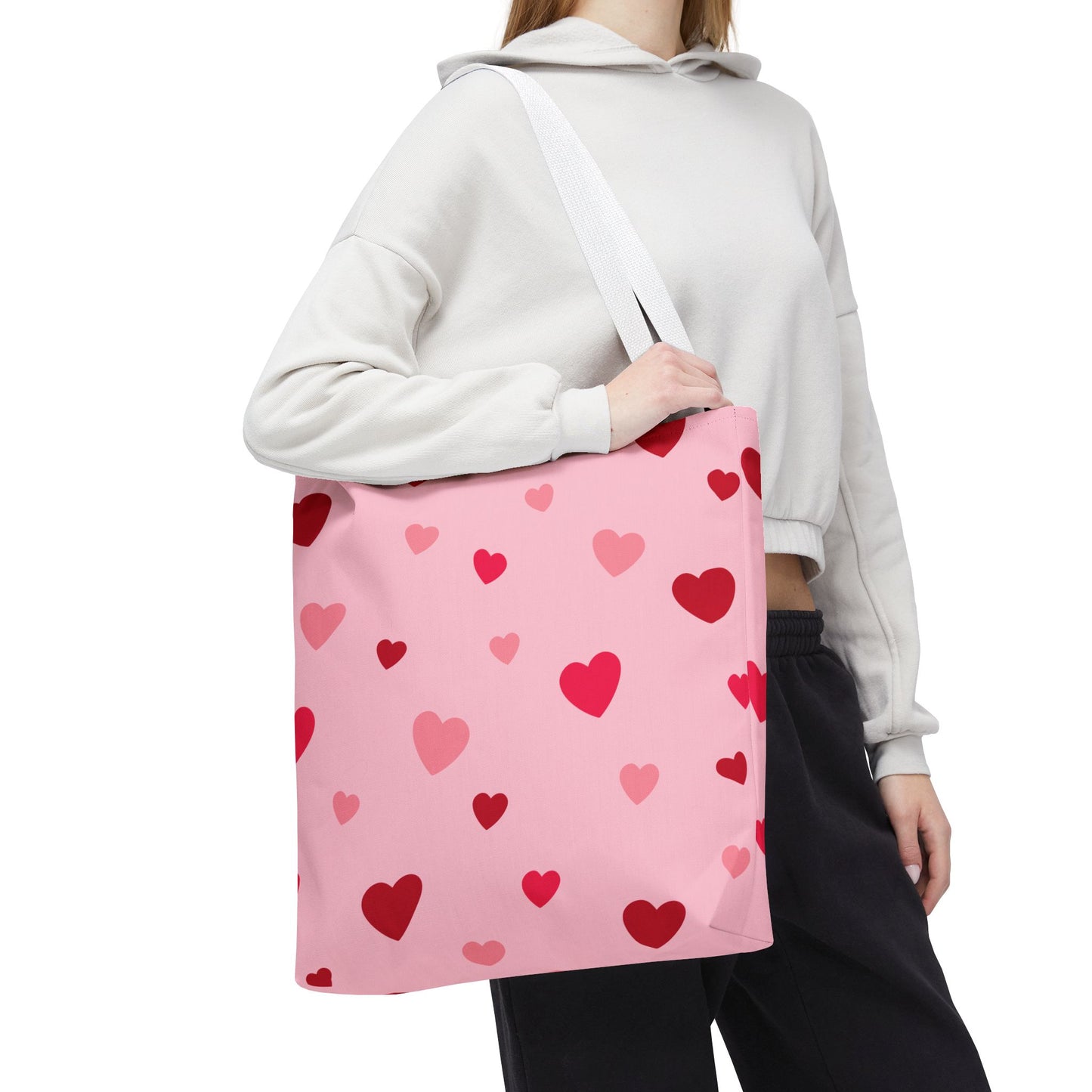 Colorful Hearts Tote Bag