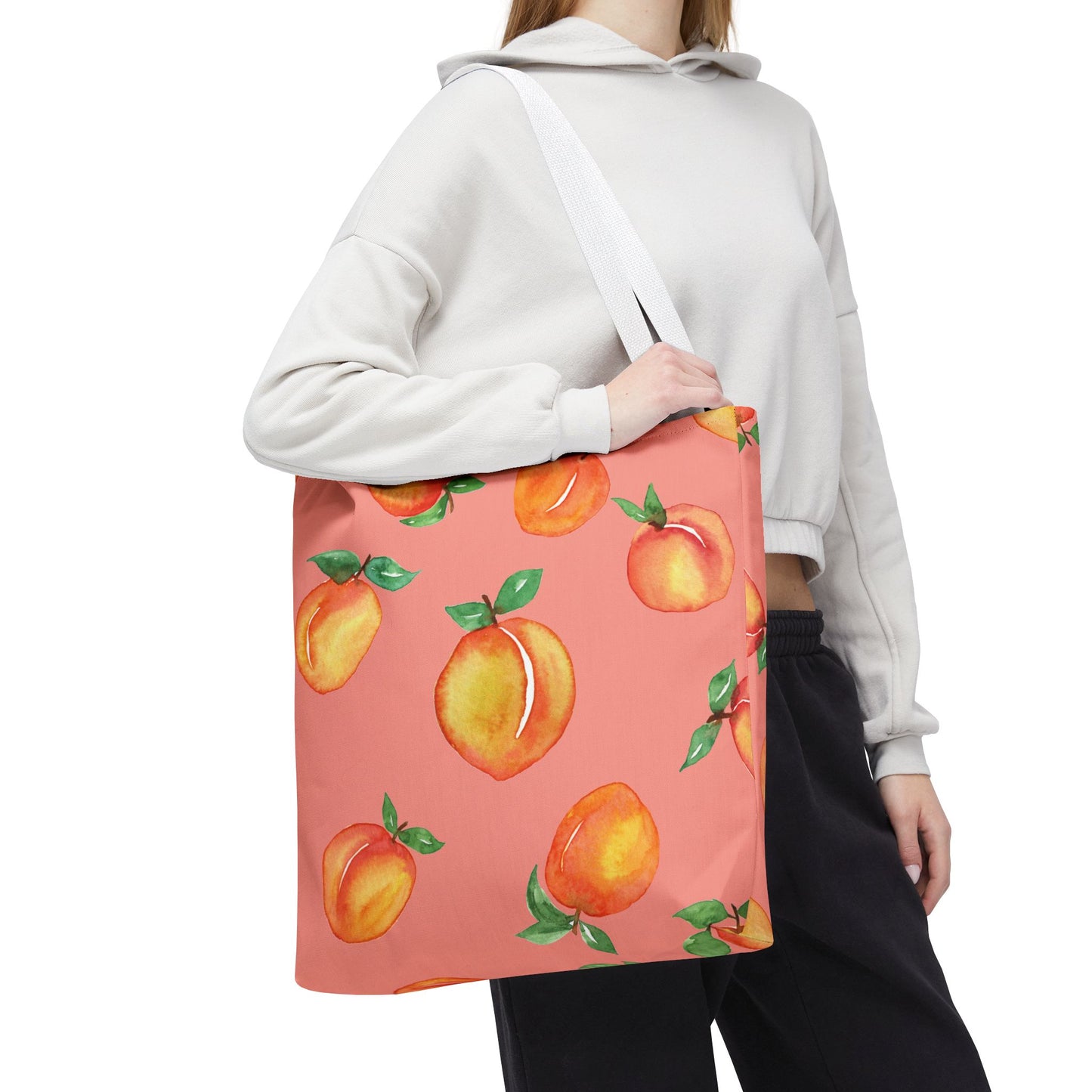 Peach Fruit Tote Bag