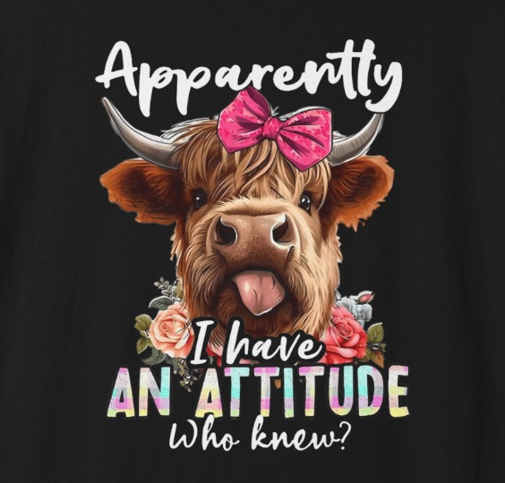 Attitude T-Shirt, Funny Gift for Millennials, Humor Tee for Stress Relief, Casual Everyday Wear, Great Birthday Gift