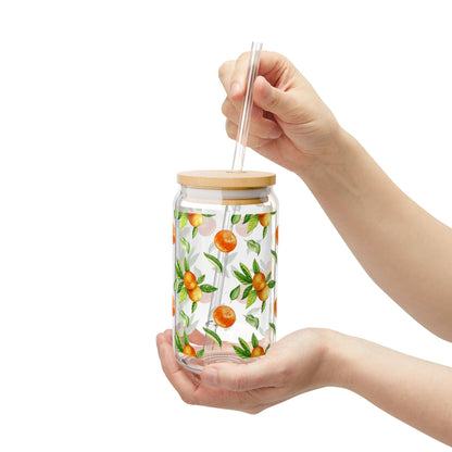 Orange Clementine Sipper Glass