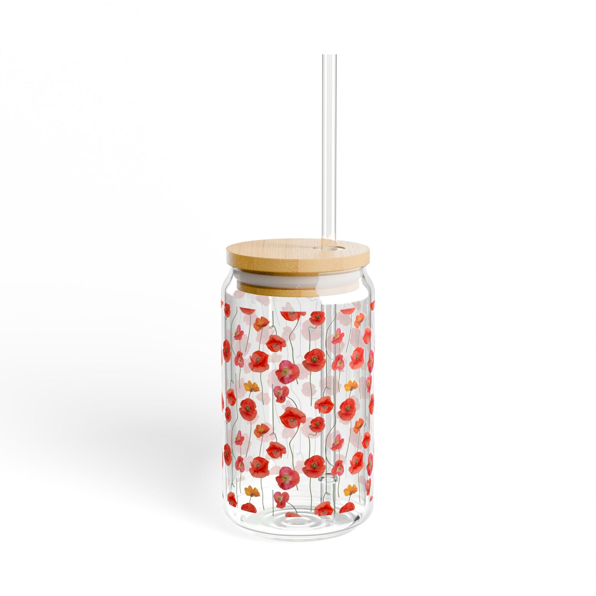 Floral Sipper Glass at Orange Moons