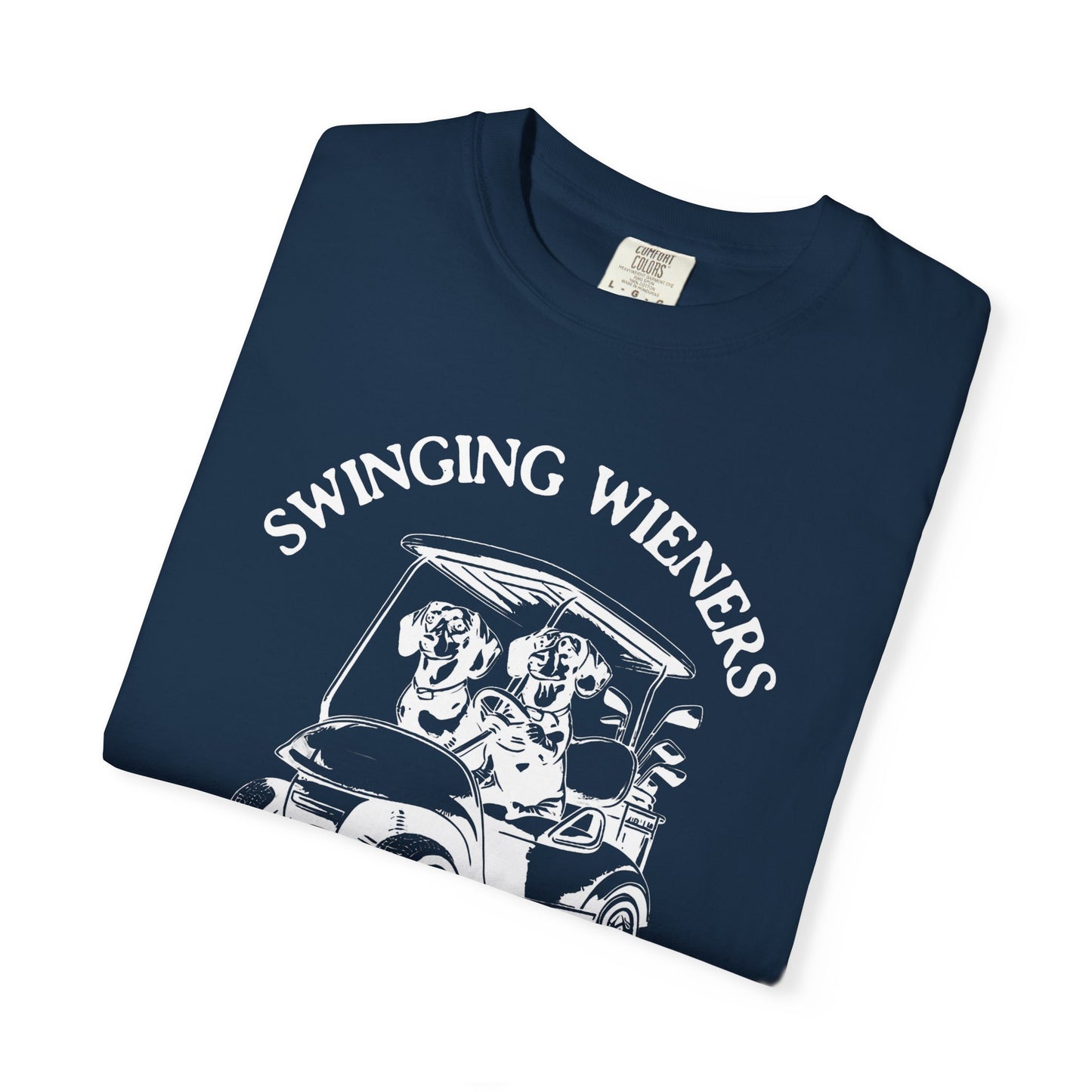 Swinging Wieners Golf Club Funny Golf T-shirt
