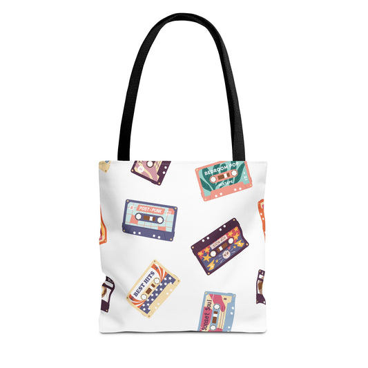 Retro Vintage Cassette Tape Tote Bag
