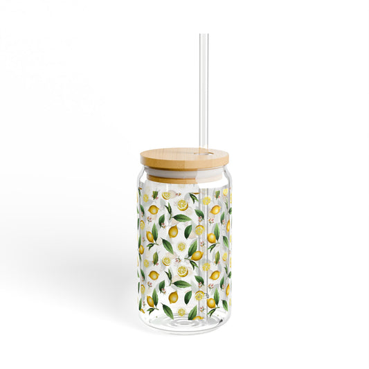 Lemon Plant Sipper Glass at Orange Moon