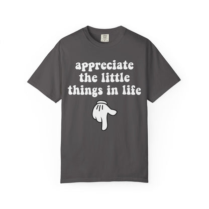Little Things T-Shirt, Funny Gift for Millennials, Humor Tee for Stress Relief, Casual Everyday Wear, Great Birthday Gift