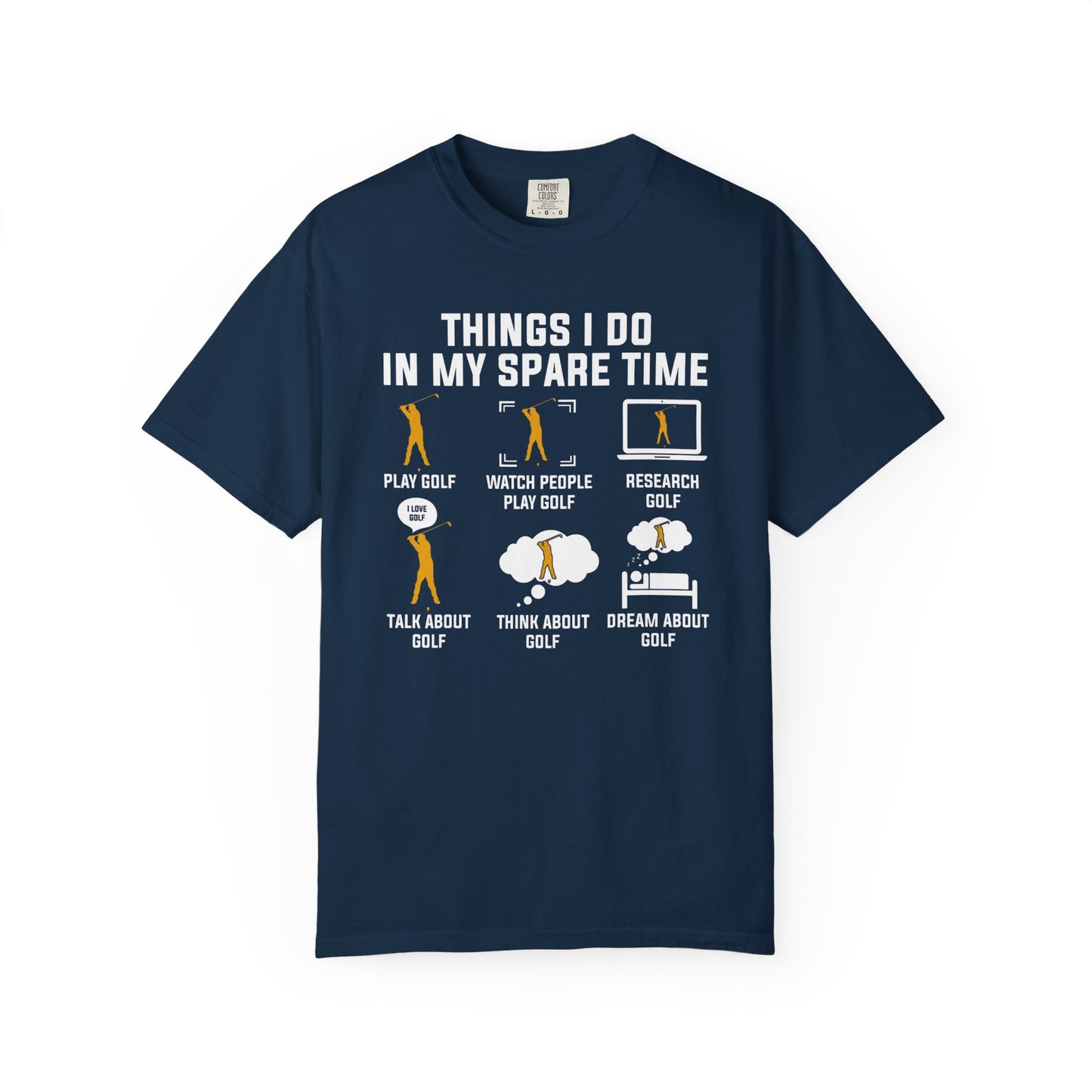 Spare Time Golf T-shirt, Funny Golf Tee
