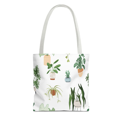 Plant Lover's Tote Bag - Stylish Eco-Friendly Carryall, Botanical Print Shopping Bag, Gardening Gift, Nature Inspired Shoulder Bag, Farmers