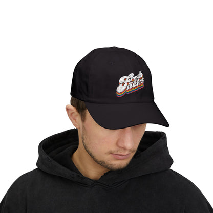 Fresh out of Fucks ~ Luxurious Embroidery, Long Lasting Embroidered Classic Adjustable Cap - Unisex Baseball Cap, Trucker Hat, Great Gift