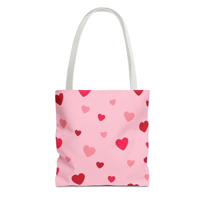 Colorful Hearts Tote Bag
