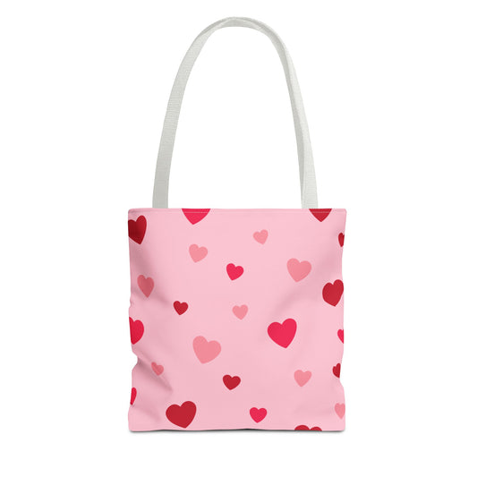 Colorful Hearts Tote Bag