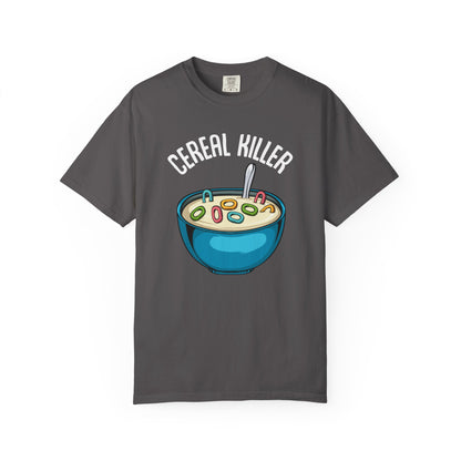 Cereal Killer T-Shirt, Funny Gift for Millennials, Humor Tee for Stress Relief, Casual Everyday Wear, Great Birthday Gift