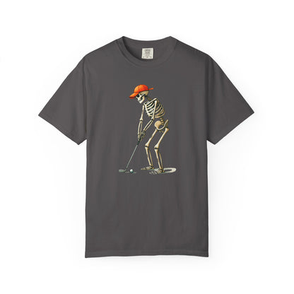 Skeleton Golf T-Shirt, Funny Tee