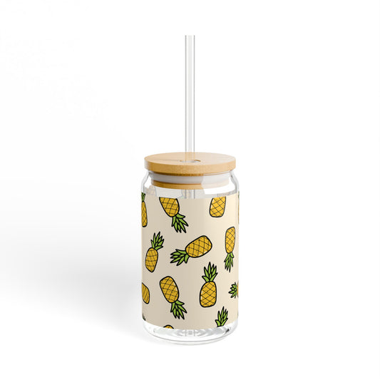 Pineapple Sipper Glass