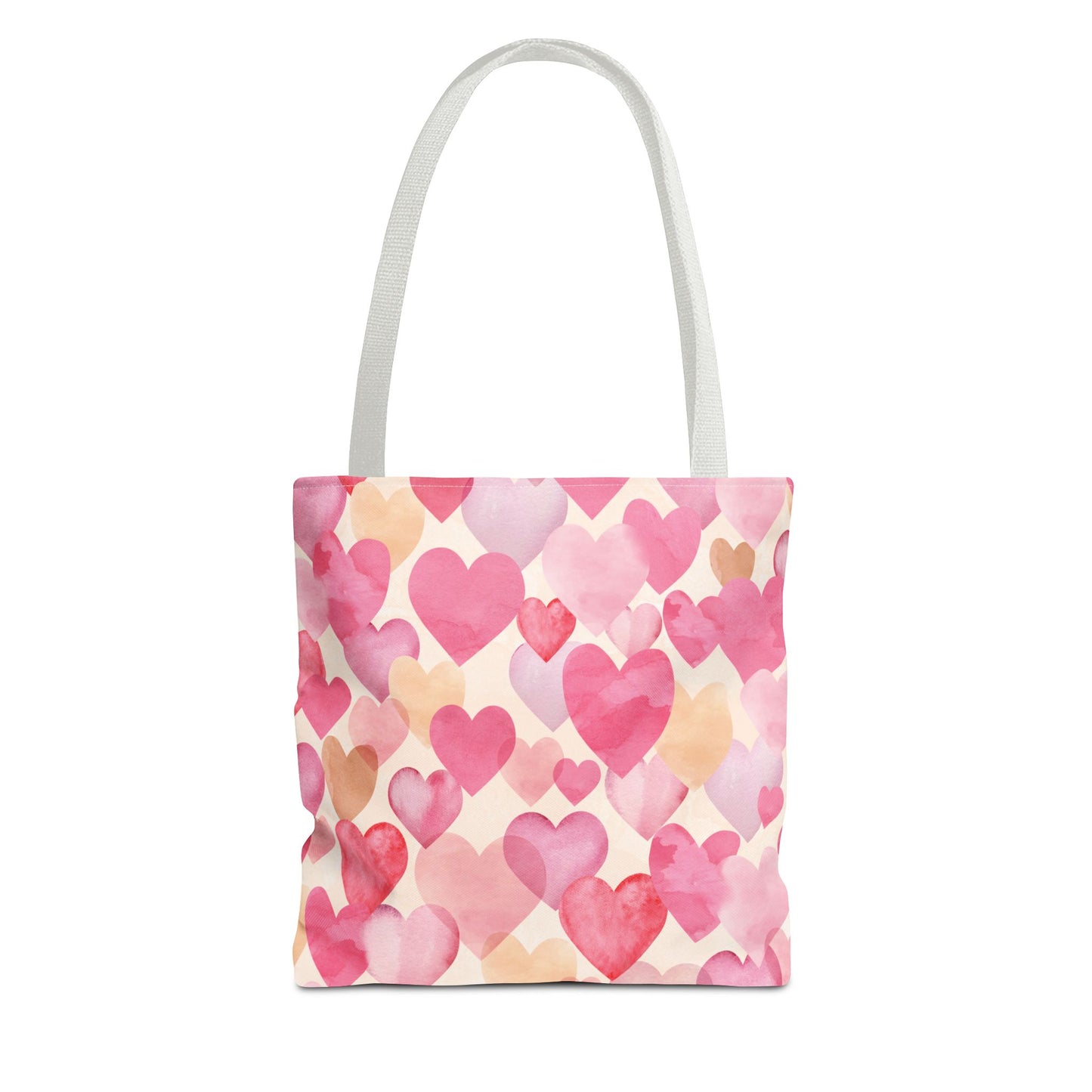 Colorful Hearts Tote Bag