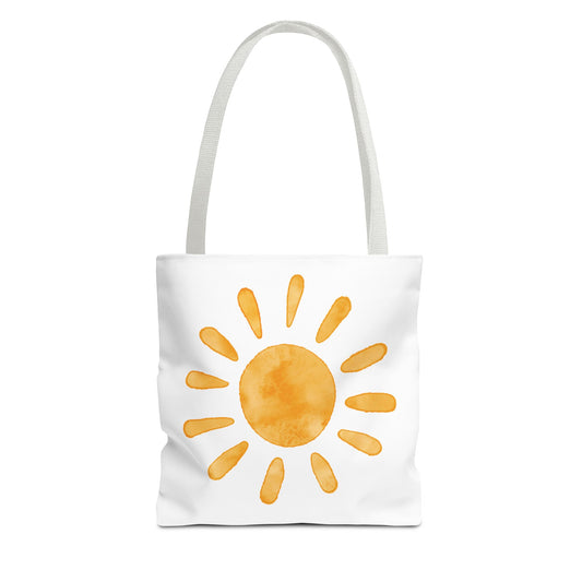 Watercolor Sun Tote Bag
