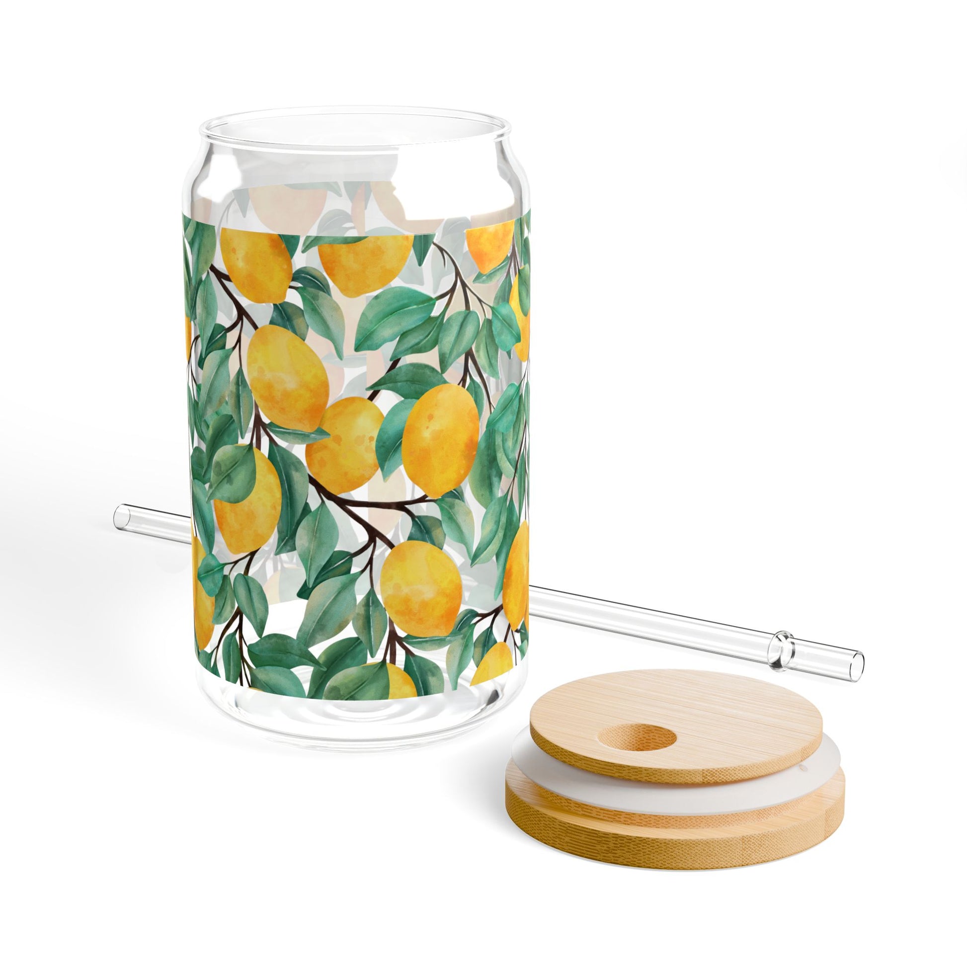 Lemon Plant Sipper Glass at Orange Moon